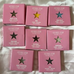 Jeffree Star Cosmetic single eyeshadows set